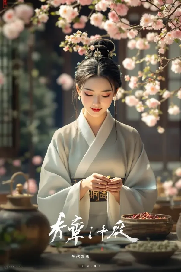 黄豆短剧《不负春和遇景宁》封面，甜宠题材短剧，医药世家传人嫁进国公府，先婚后宠