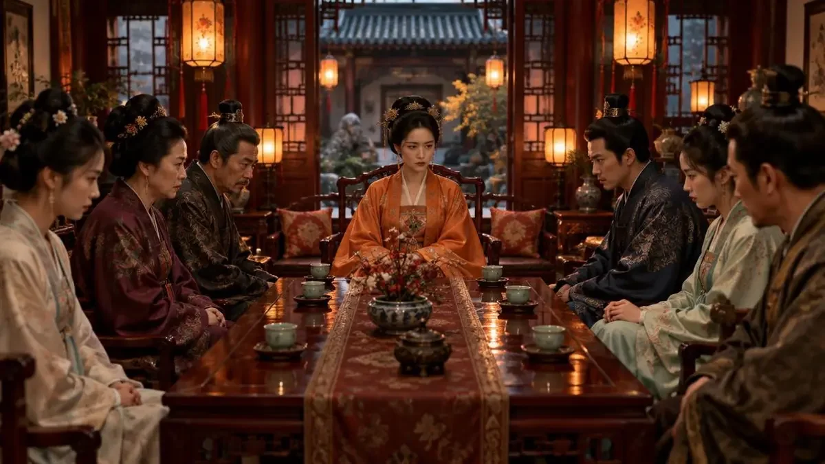 黄豆短剧《重生主母猛如虎》剧照，宅斗不带忍字，谁说正室就得大度